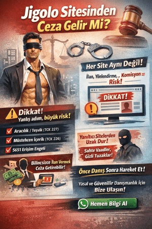 Jigolo Sitesinden Ceza